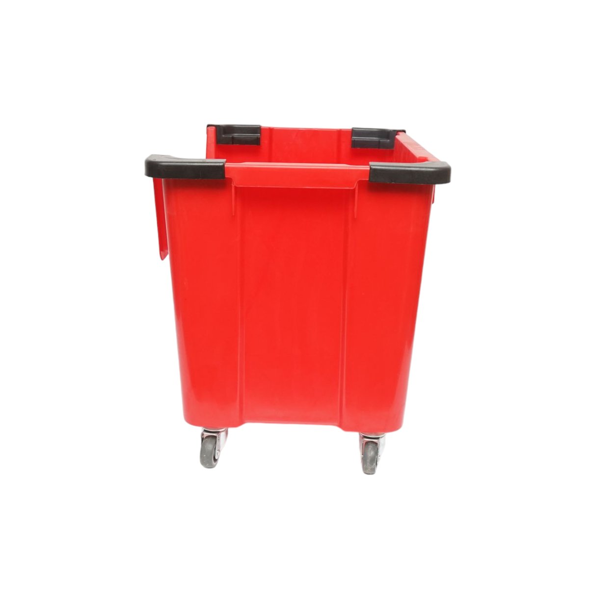 Cutie plastic depozitare cu roti 545x345x395mm rosie